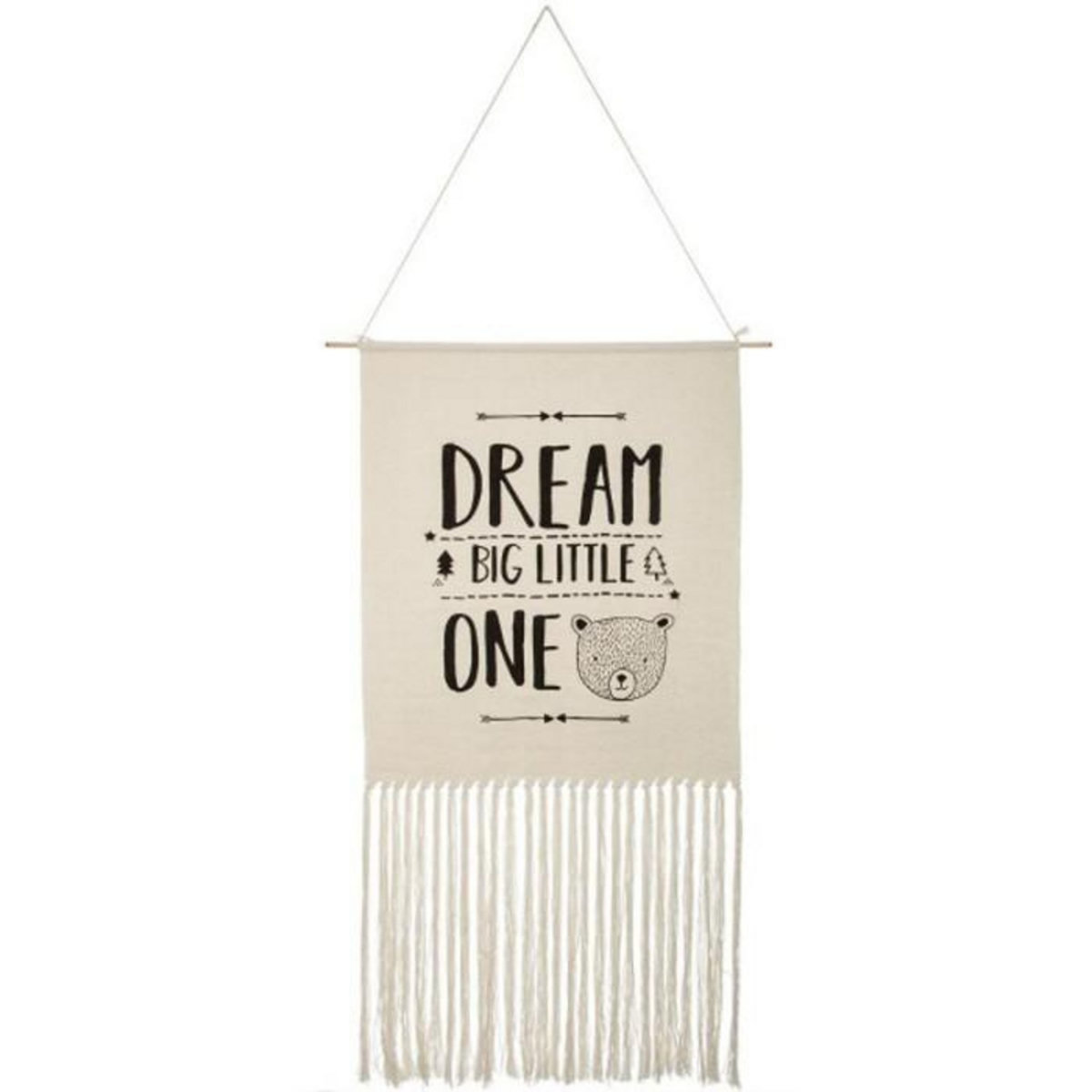 Atmosphera Kids Tissage Mural à Suspendre  Dreams  109cm Beige