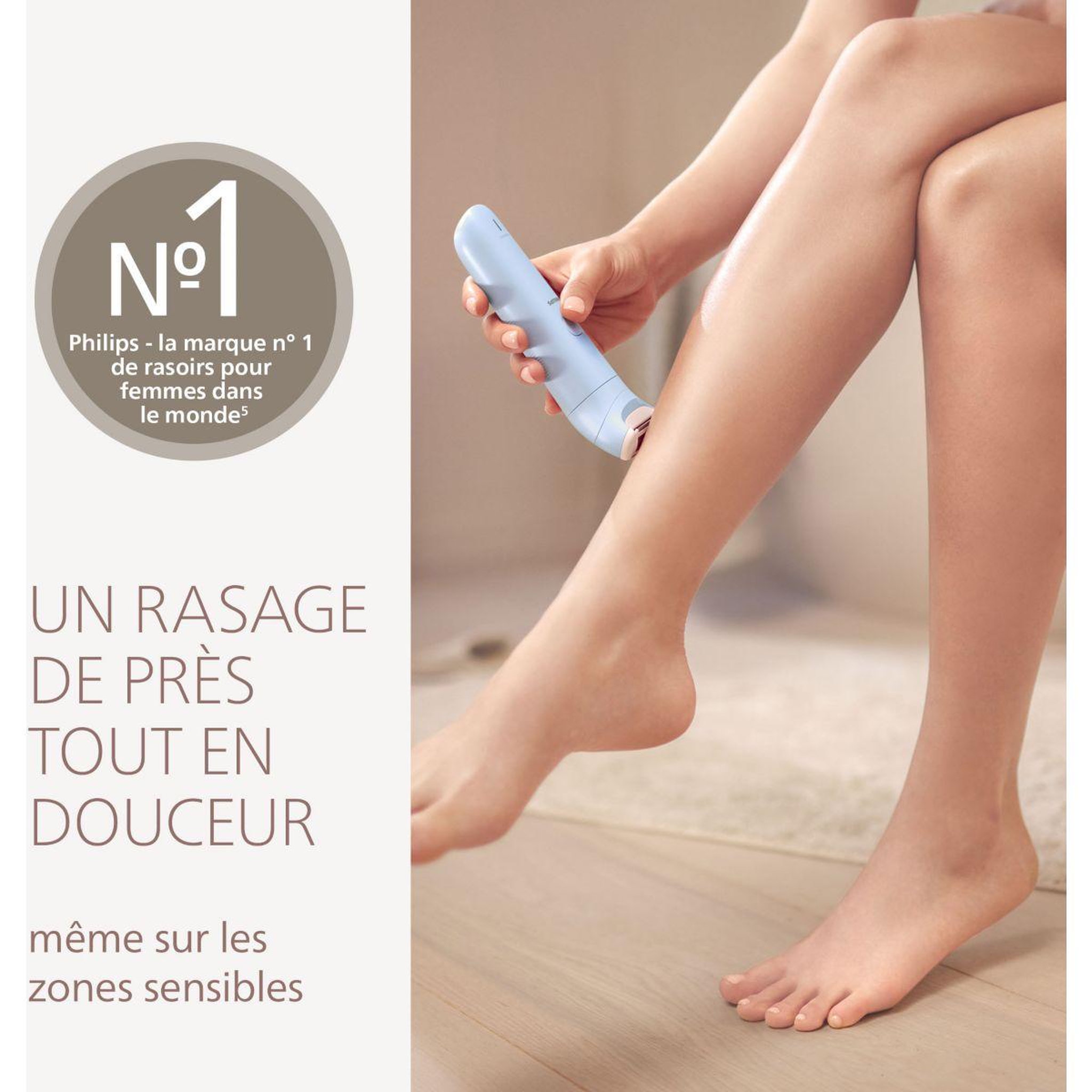 Voir la diapositive 4 : Philips Rasoir électrique femme BRL127/00
