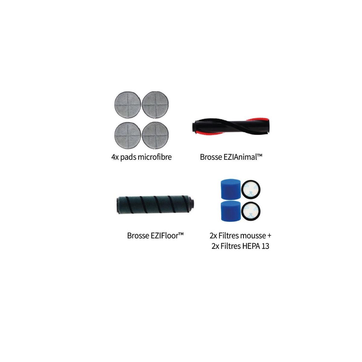 e.ziclean Pack accessoires cycloboost r8 washh - PACKACC.R8WASH