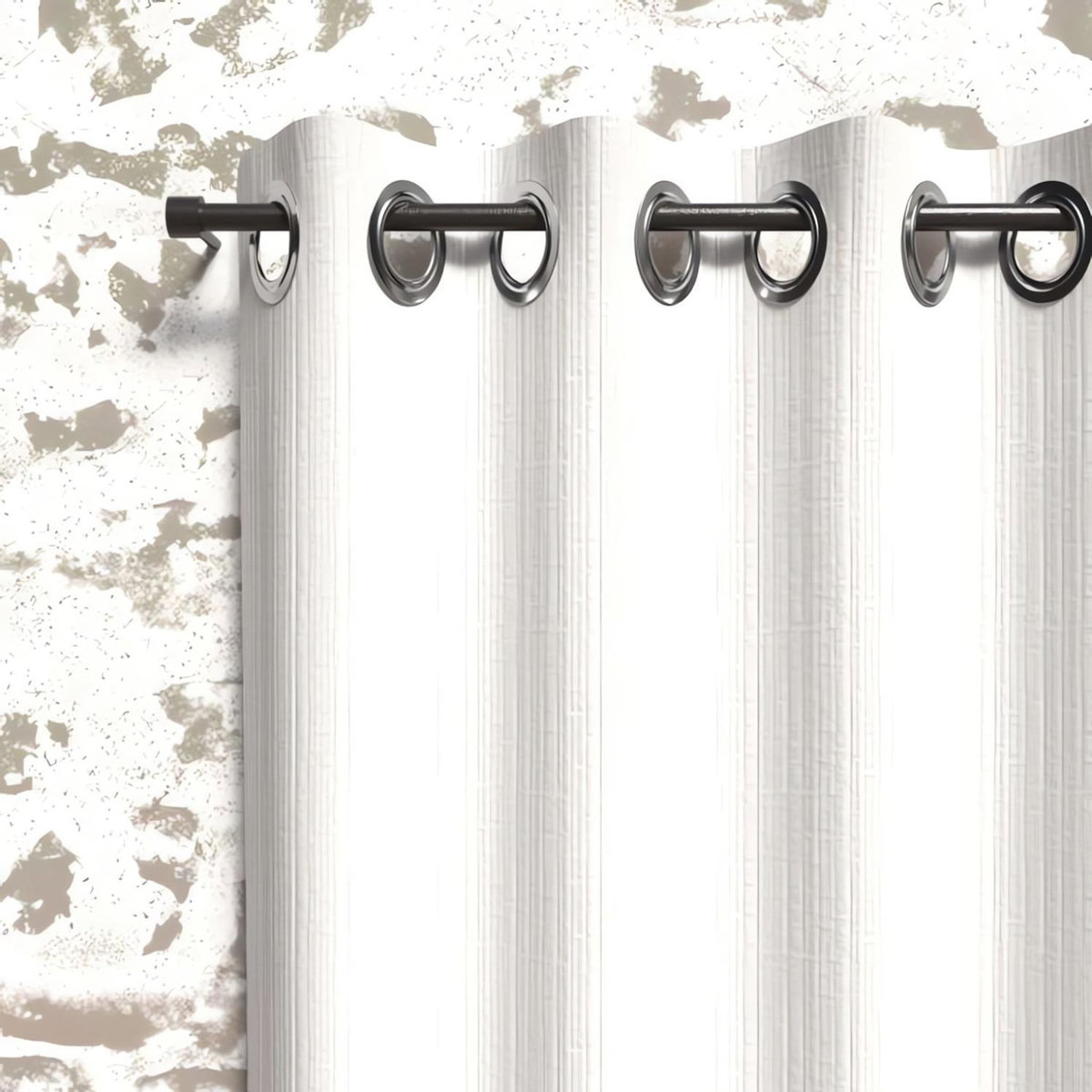 SOLEIL D'OCRE Rideau occultant à oeillets BOHEME, par Soleil d'Ocre