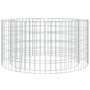 Voir la diapositive 2 : VIDAXL Foyer en gabion Ø 100 cm fer galvanise
