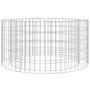 Voir la diapositive 2 : VIDAXL Foyer en gabion Ø 100 cm fer galvanise