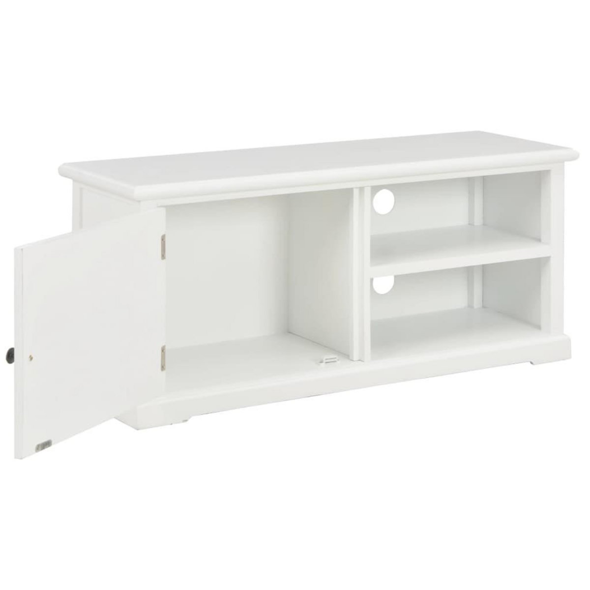 VIDAXL Meuble TV Blanc 90x30x40 cm Bois