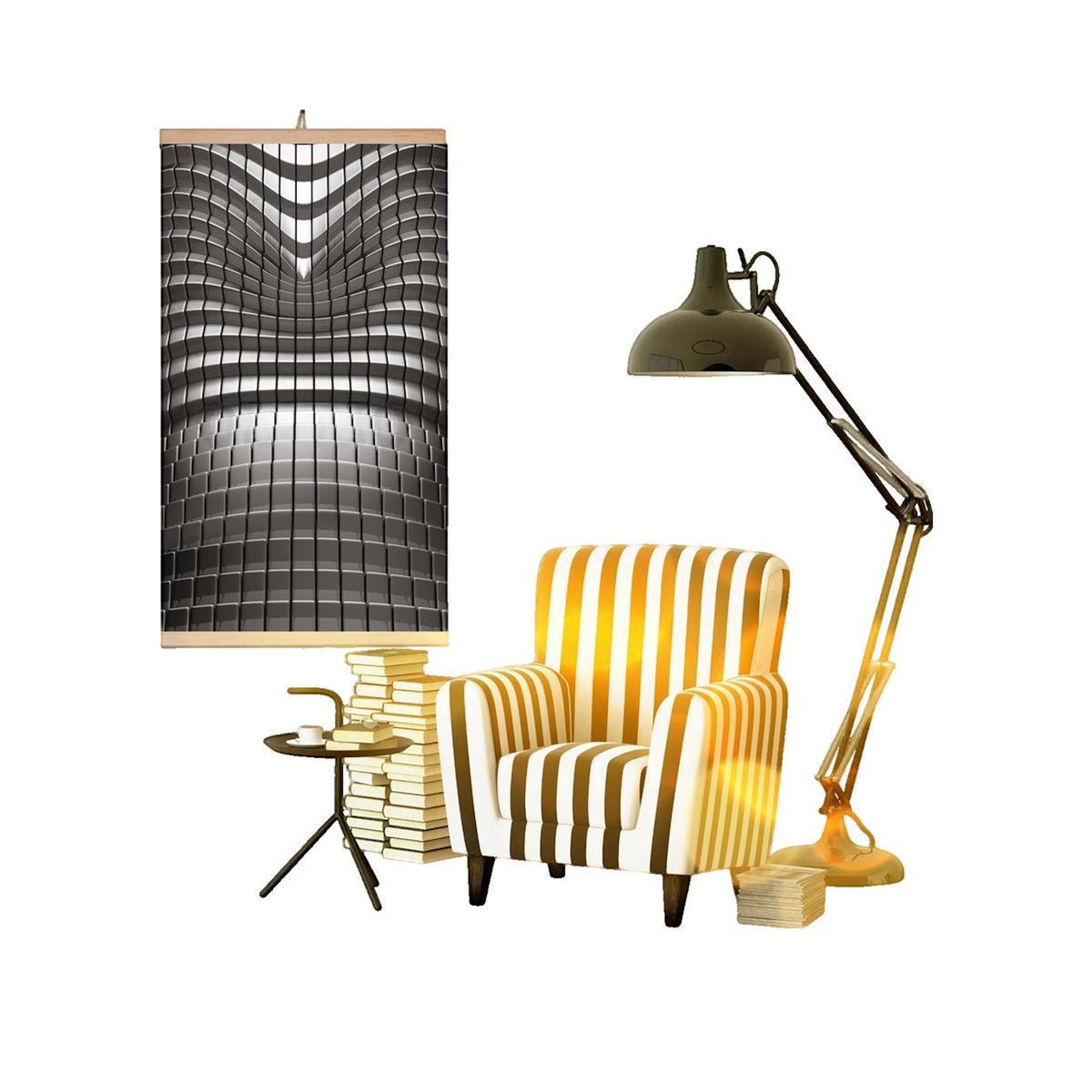 Trio Lighting Chauffage infrarouge Trio TRIO panneau radiant décoratif