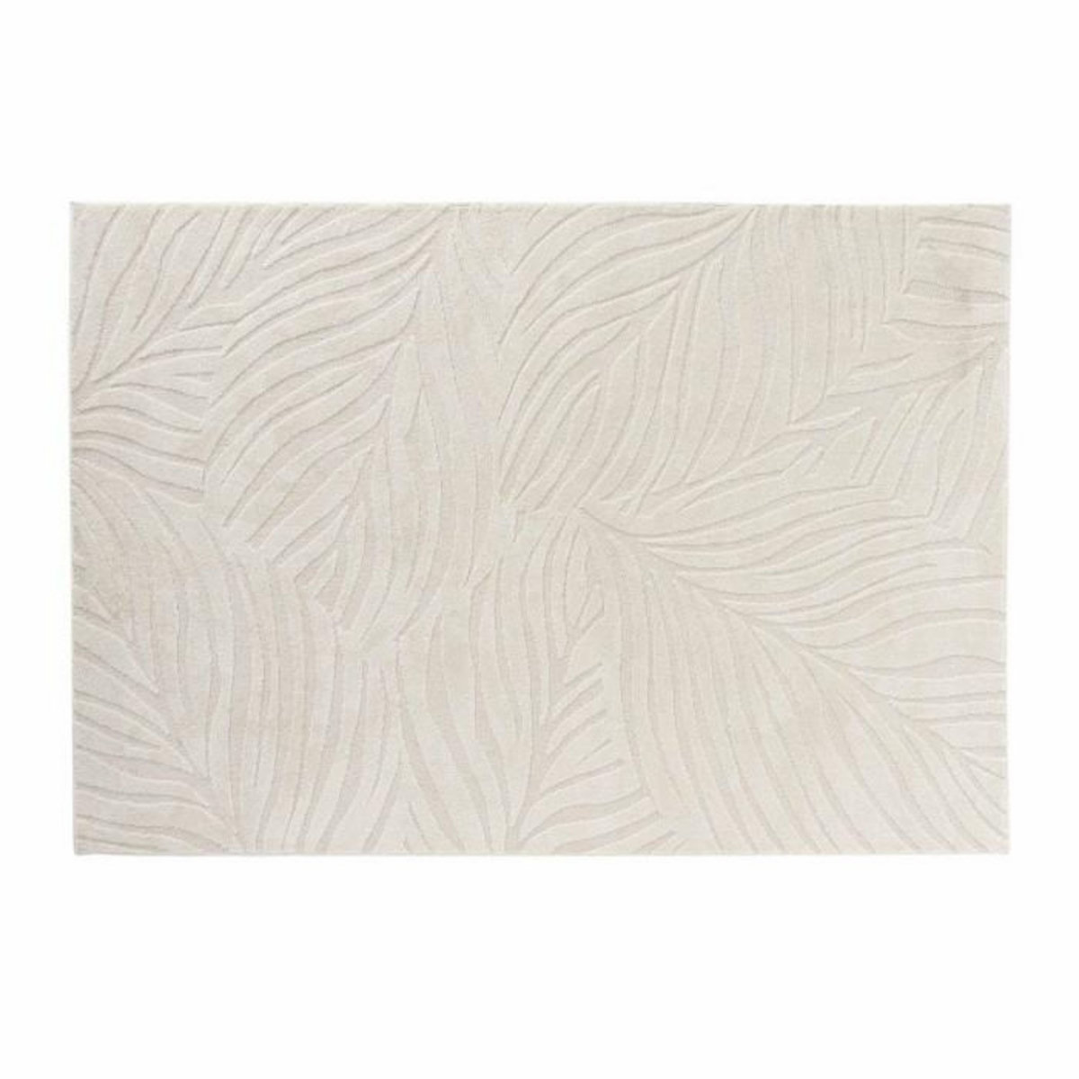 Paris Prix Tapis Shaggy Relief  Ankara  160x230cm Beige