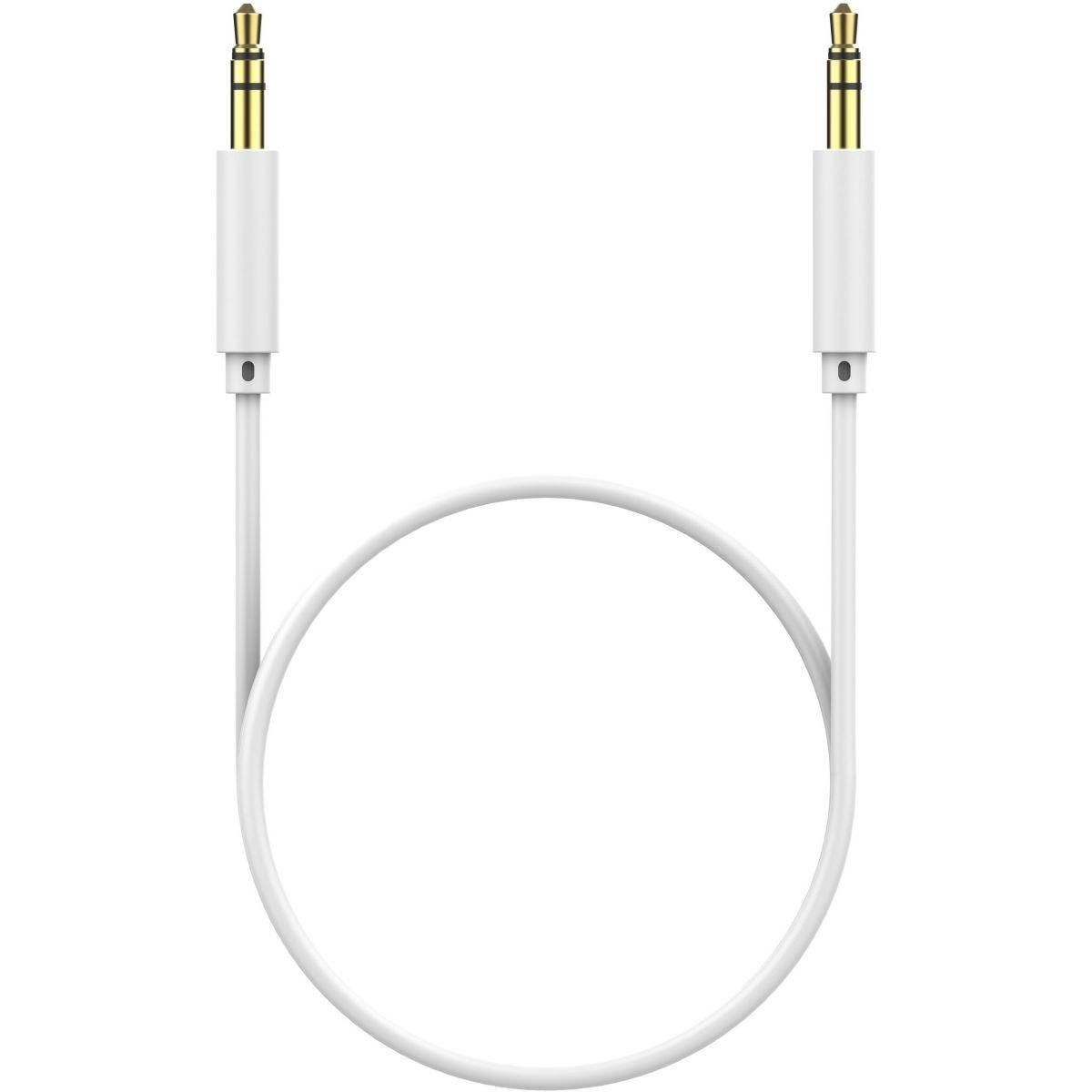 ESSENTIEL B Câble Jack 1M 3.5/3.5 Blanc