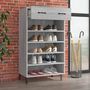 Voir la diapositive 3 : VIDAXL Armoire a chaussures Sonoma gris 60x35x105 cm Bois d'ingenierie