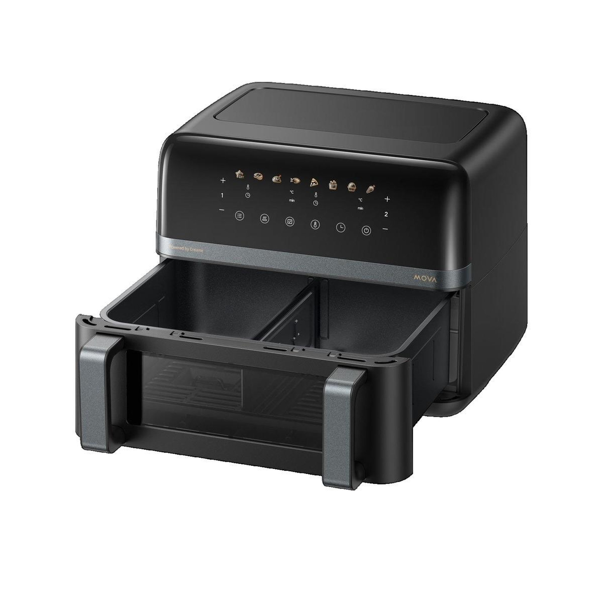 Voir la diapositive 2 : MOVA Friteuse Mova FD20 Pro 9L Noire Brillante