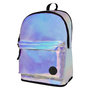 Voir la diapositive 5 : YOUNG'S ATTITUDE Sac à dos 1 compartiment PVC argent irisé