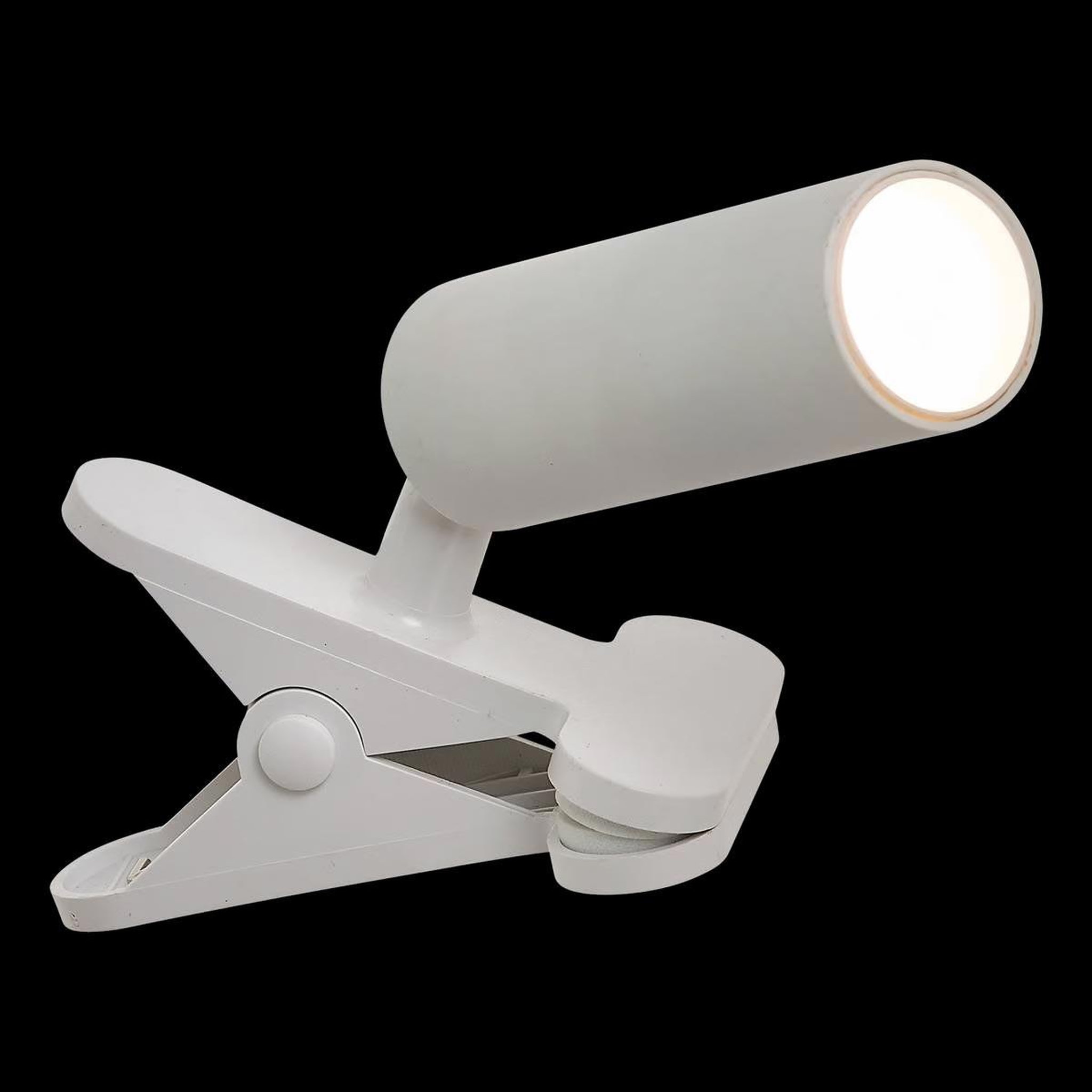 Voir la diapositive 3 : SMART SYSTEM Lampe led pince  sans fil  20cm blanc