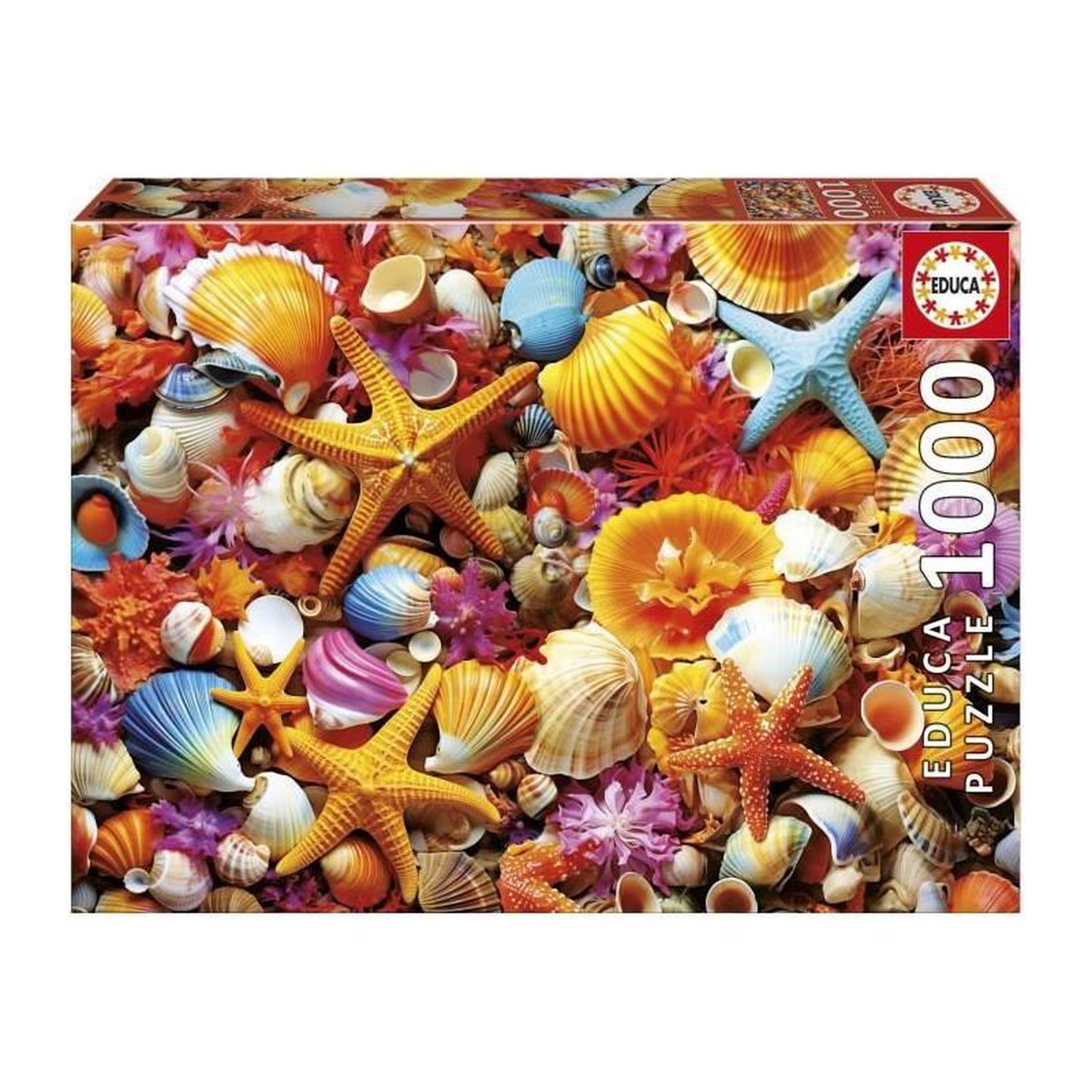 EDUCA Puzzle 1000 pièces – Collage de Coquillages – 68 x 48 cm – Educa – Dès 12 ans
