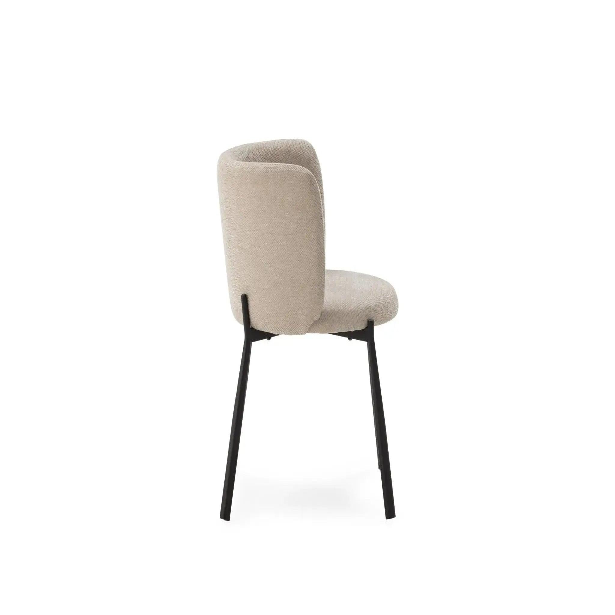Voir la diapositive 6 : CASANOVA PARIS Ora - lot de 2 chaises pieds en métal noir