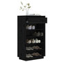 Voir la diapositive 4 : VIDAXL Armoire a chaussures Noir 60x34x105 cm Bois de pin massif