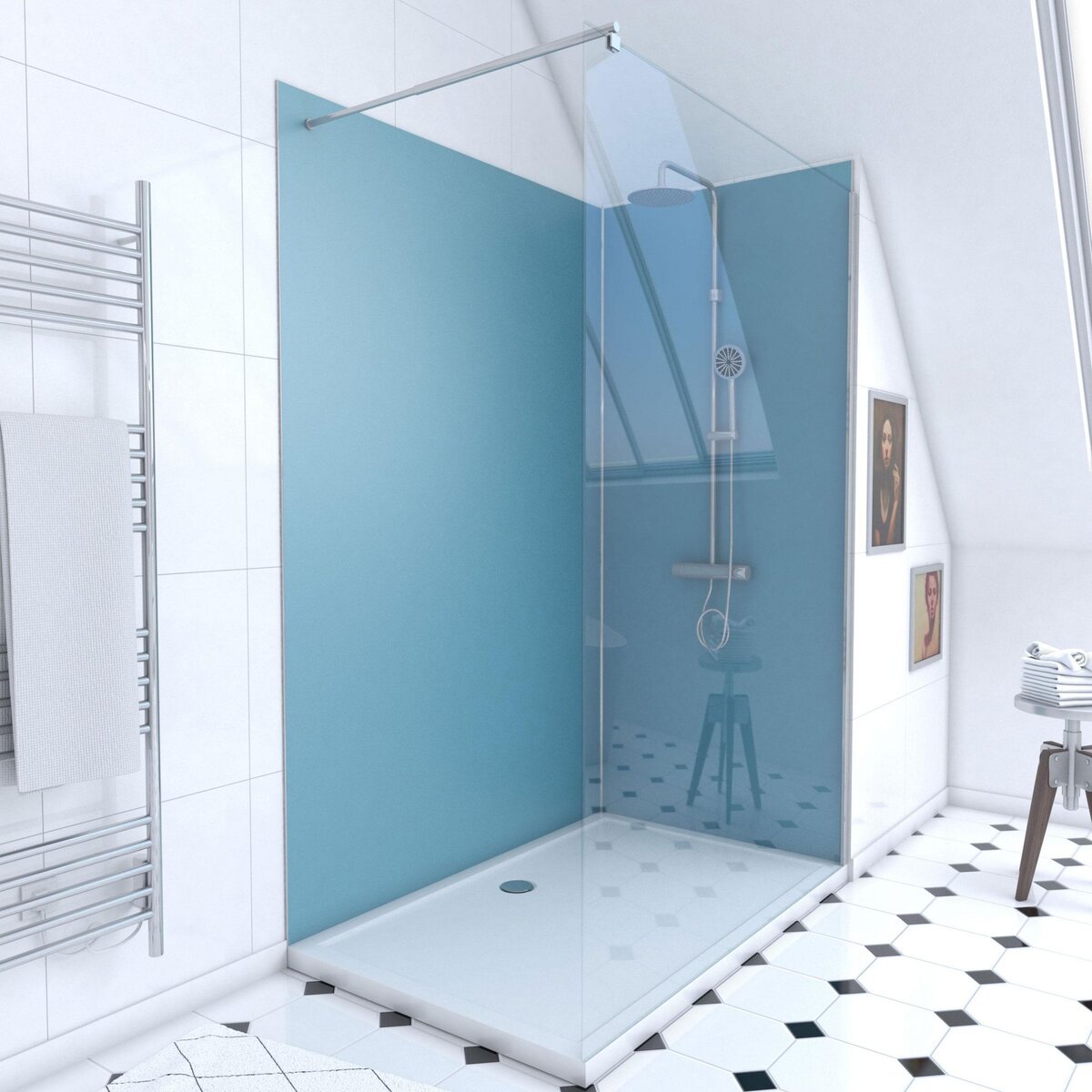 Profilé de finition pour douche italienne pas cher