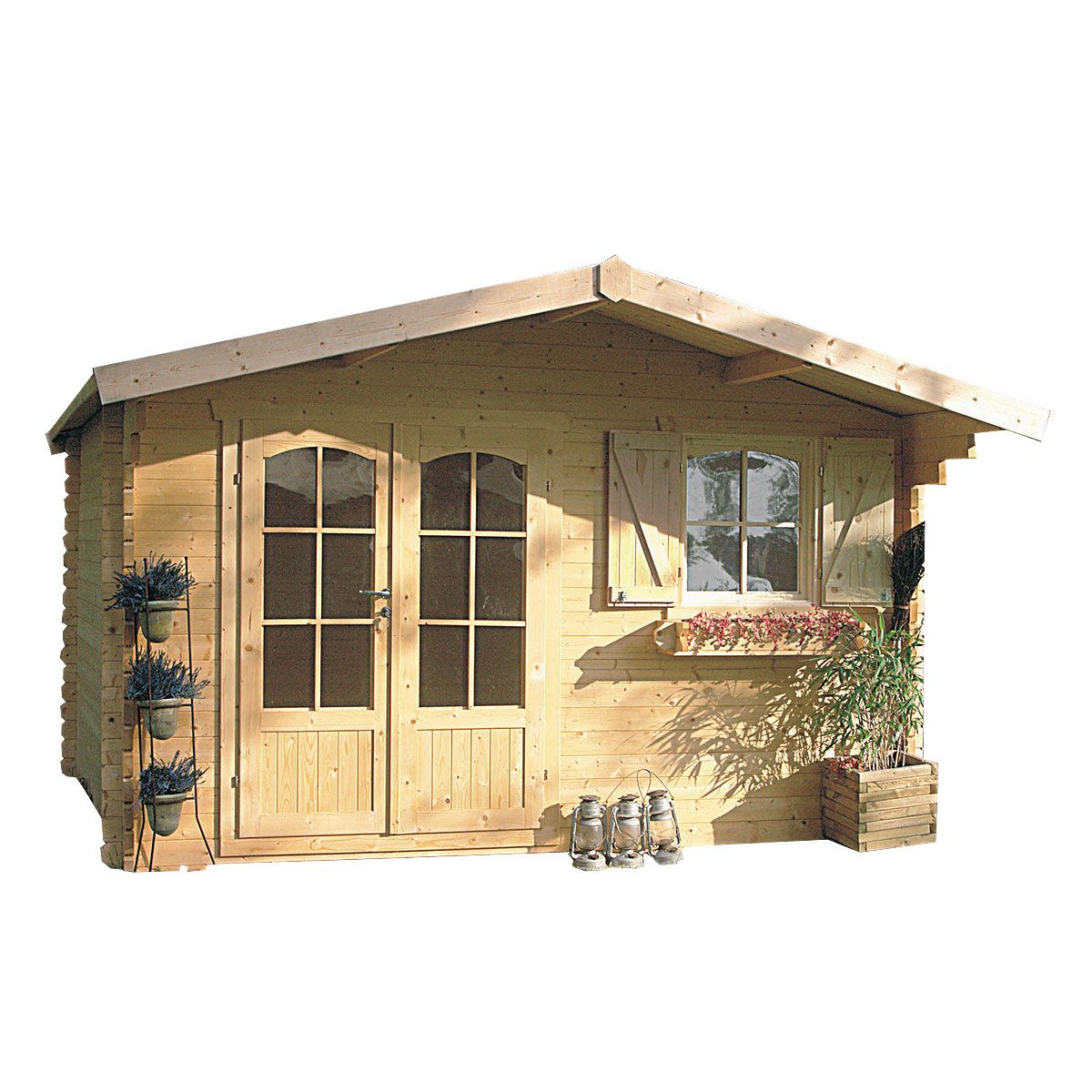 SOLID SUPERIA Abri de jardin bois - 10,99m² - CHAMONIX 2