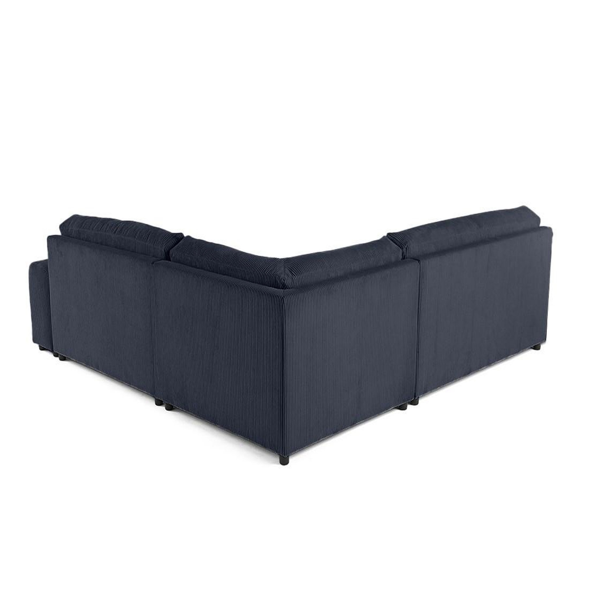 Voir la diapositive 5 : BEST MOBILIER Garance - canapé modulable d'angle gauche - 6 places - en velours côtelé