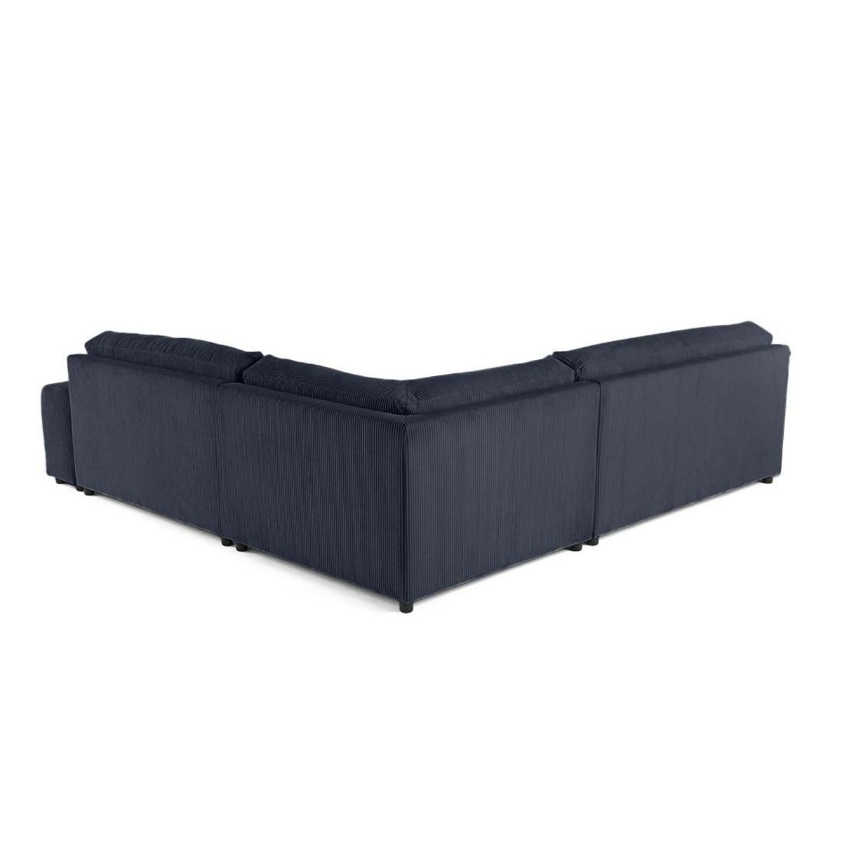 LISA DESIGN Garance - canapé modulable d'angle gauche - 6 places - en velours côtelé