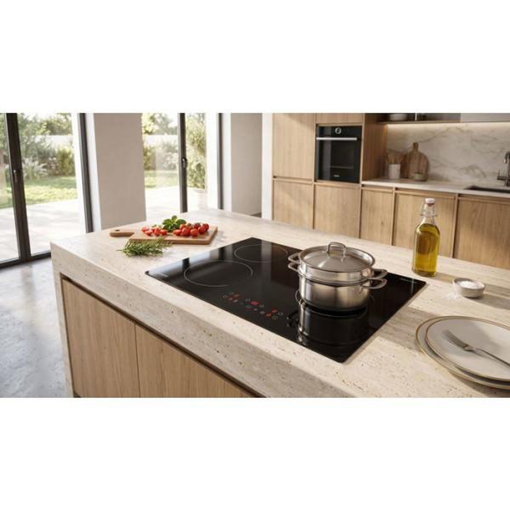 Voir la diapositive 2 : OCEANIC Table de cuisson a induction - OCEANIC - 4 foyers - L59 x P52 cm - OCEATI4Z7B