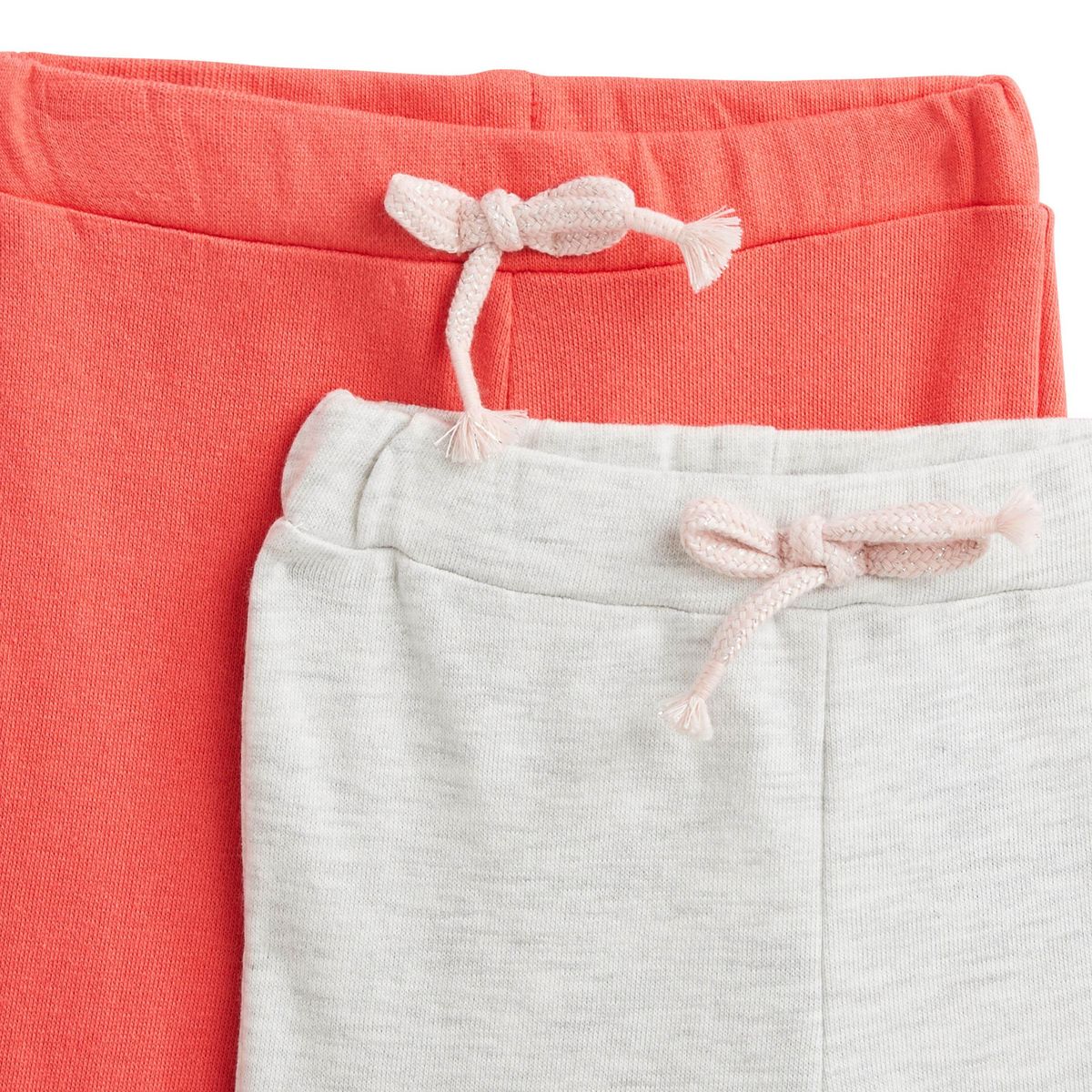 IN EXTENSO Lot de 2 pantalons coton bio bébé fille