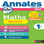 MATHEMATIQUES 1RE SPECIALITE. SUJETS & CORRIGES, EDITION 2026, Strancar Isabelle