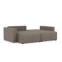 Voir la diapositive 6 : BEST MOBILIER Daryl - canapé d'angle réversible 4 places convertible avec coffre en tissu texturé