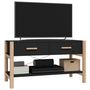 Voir la diapositive 4 : VIDAXL Meuble TV Noir 82x38x45 cm Bois d'ingenierie