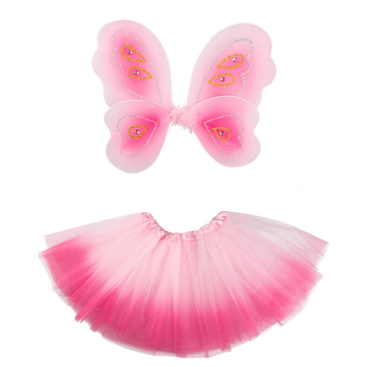 Boland Set d'accessoires Fée - Tutu Avec Ailes