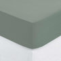 Voir la diapositive 1 : ATMOSPHERA Drap housse 2 personnes - 100% Coton - 140 x 190 cm - Celadon