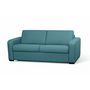 Voir la diapositive 3 : Canapé convertible système couchage express matelas 160x200 13cm 3 places en tissu  DYLAN 