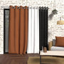 Voir la diapositive 2 : SOLEIL D'OCRE Rideau à oeillets en microfibre lavée BOHEME, par Soleil d'Ocre