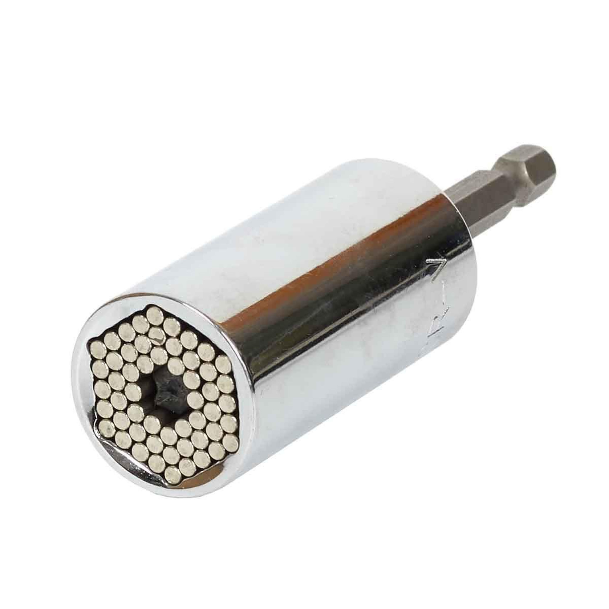 Voir la diapositive 3 : Je cherche une idee Douille universelle  nid d'abeille  180cm argent