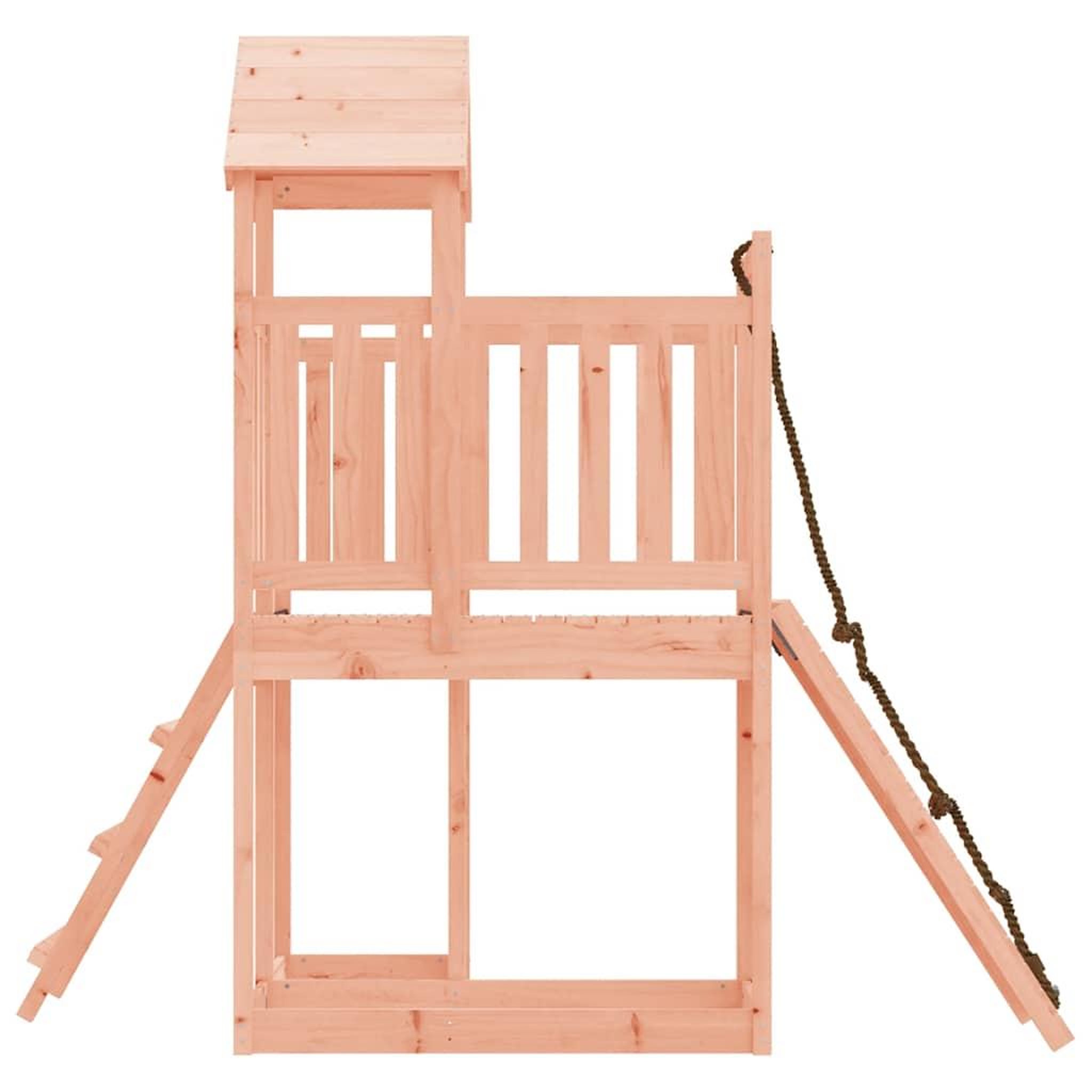 Voir la diapositive 5 : VIDAXL Maisonnette de jeu avec mur d'escalade bois massif douglas