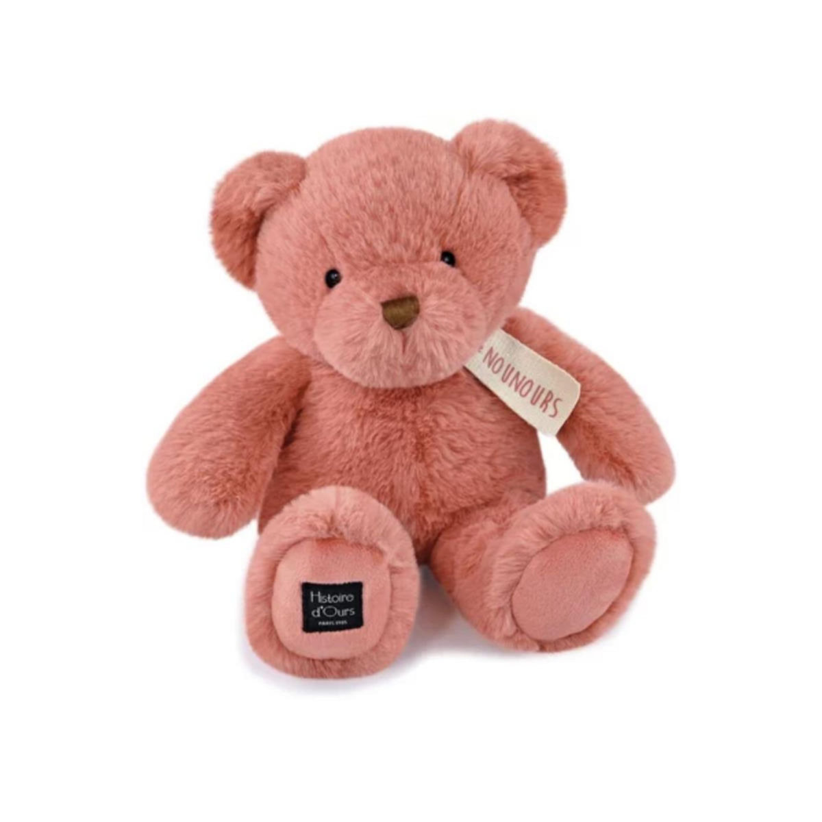 Histoire D'Ours HO3232 Le nounours - Rose praline 28 cm