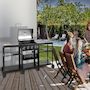 Voir la diapositive 2 : Habitat et Jardin Barbecue à gaz cuisine d'extérieur - 12 kw - 4 brûleurs - Noir