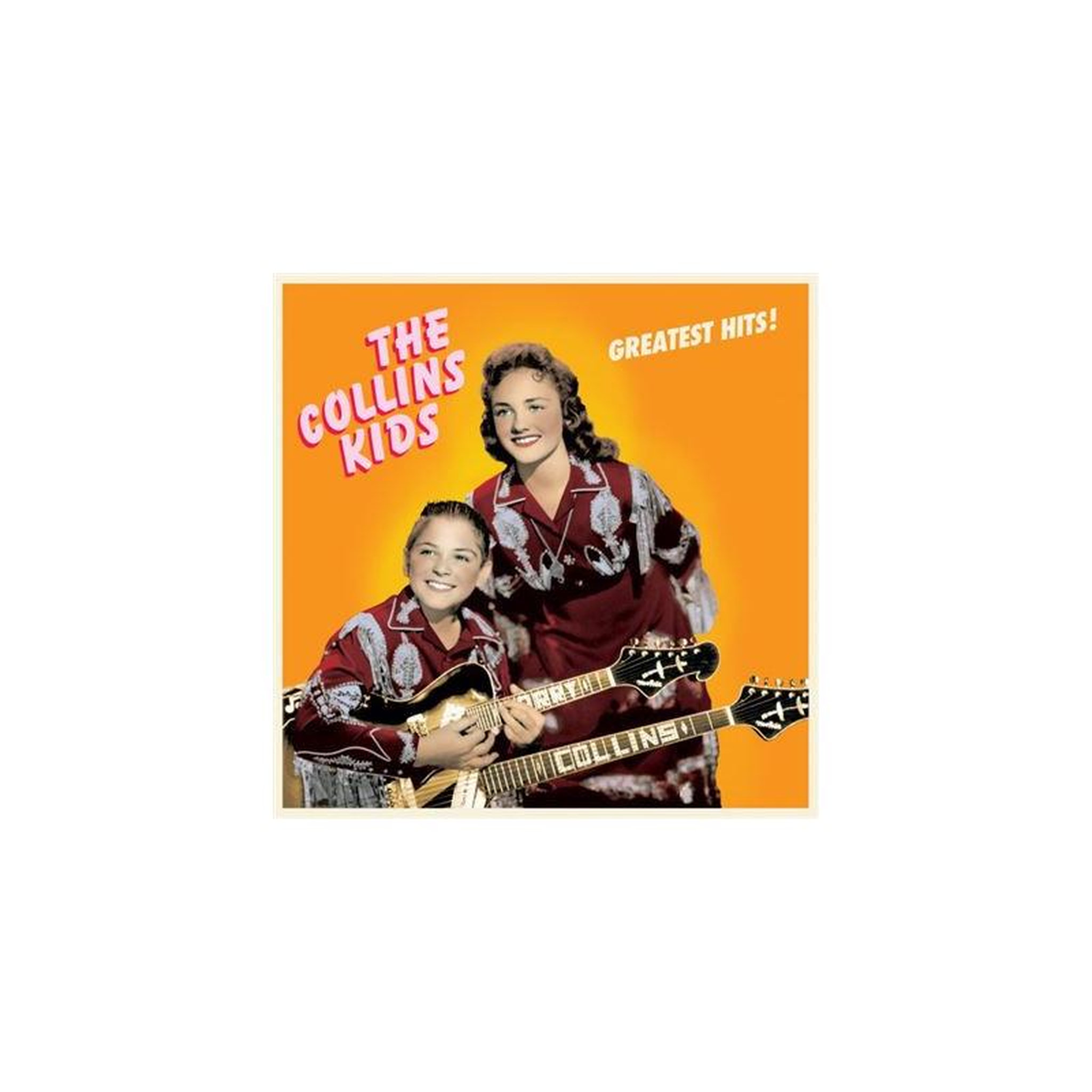 Vinyle 33 tours 30 cm the collins kids – greatest hits !, 1 disque, compilation rock and roll, 180