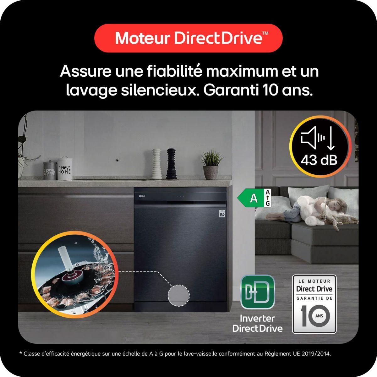 LG Lave vaisselle 60 cm DF587HMS