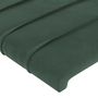 Voir la diapositive 4 : VIDAXL Tete de lit Vert fonce 80x5x78/88 cm Velours