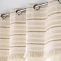 Voir la diapositive 2 : Paris Prix Rideau à Œillets Avec Franges  Atlas  140x180cm Naturel