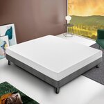 ILOVESLEEP Matelas Mousse FABRY - Epaisseur 14 Cm - Fermeté H4. Coloris disponibles : Blanc