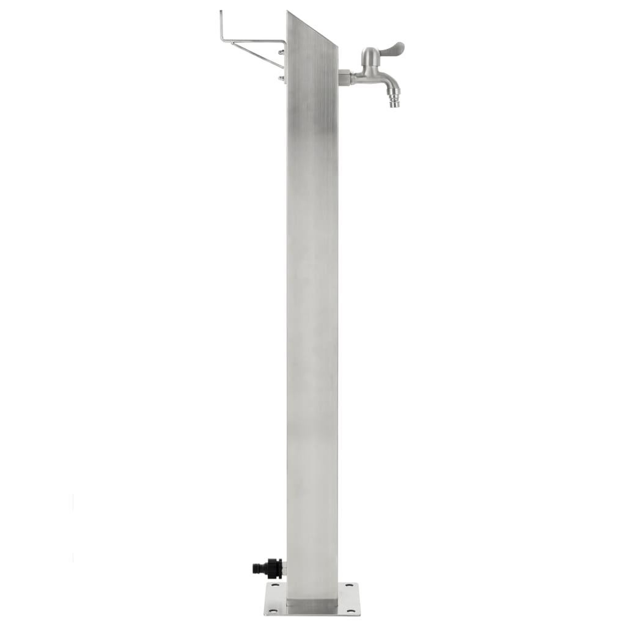 Voir la diapositive 3 : VIDAXL Colonne a eau de jardin carree acier inoxydable 95 cm