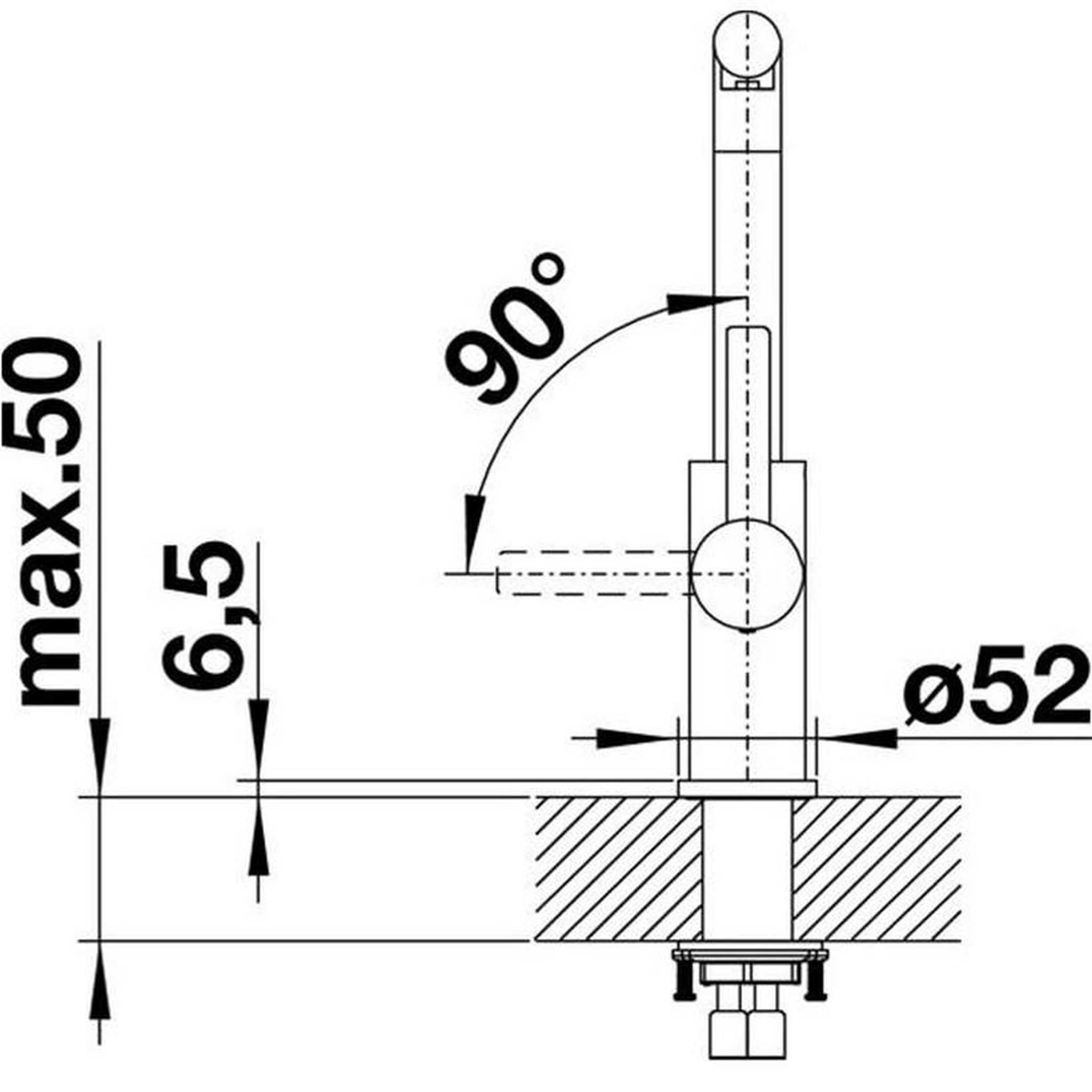 Voir la diapositive 4 : Blanco Mitigeur évier monocommande inox brossé - 523122
