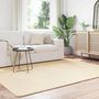 Voir la diapositive 3 : VIDAXL Tapis Shaggy a poils longs NAVARRA creme 160x230 cm polyester