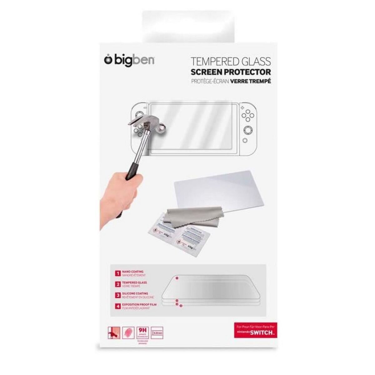 Film de protection Verre trempé Nintendo Switch