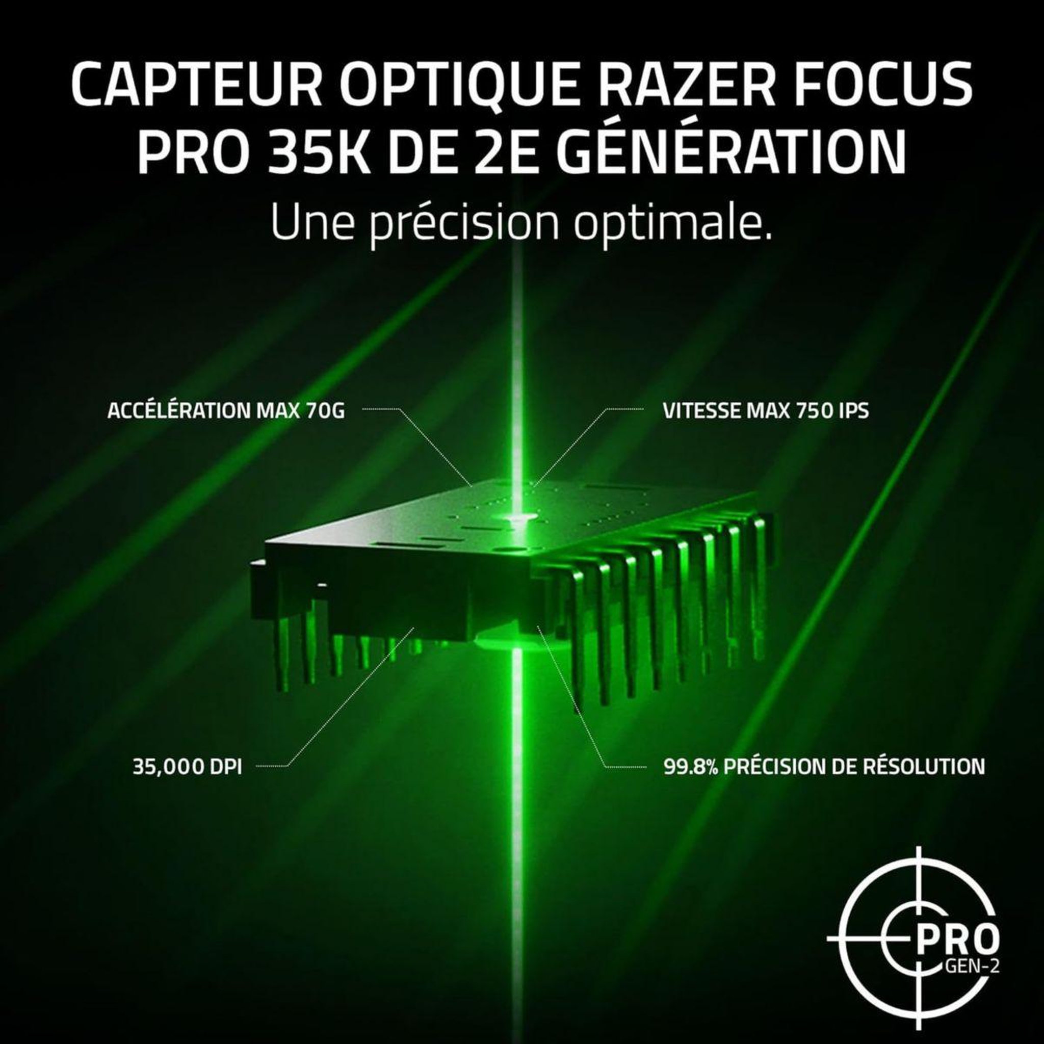 Voir la diapositive 4 : Razer Souris gamer sans fil viper v3 pro se