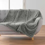 Voir la diapositive 4 : Paris Prix Plaid Flanelle en Relief  Mini Frosty  125x150cm Gris