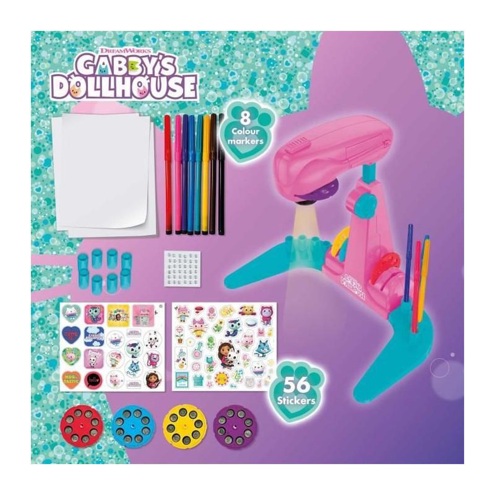 Voir la diapositive 4 : LISCIANI GIOCHI Projecteur de dessins - LISCIANIGIOCHI - Gabby et la maison magique - Accessoires Inclus, Modeles