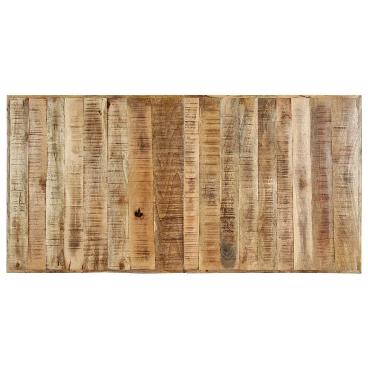 VIDAXL Table a manger 160x80x75 cm Bois de manguier massif brut