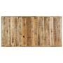 Voir la diapositive 4 : VIDAXL Table a manger 160x80x75 cm Bois de manguier massif brut