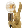 Voir la diapositive 2 : Paris Prix Lampe à Poser en Résine  Rabbit  35cm Or