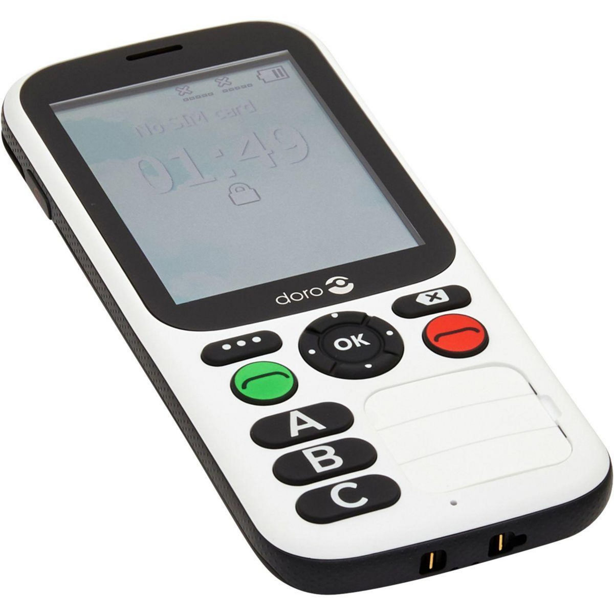 Doro Téléphone portable 780X Noir / Blanc